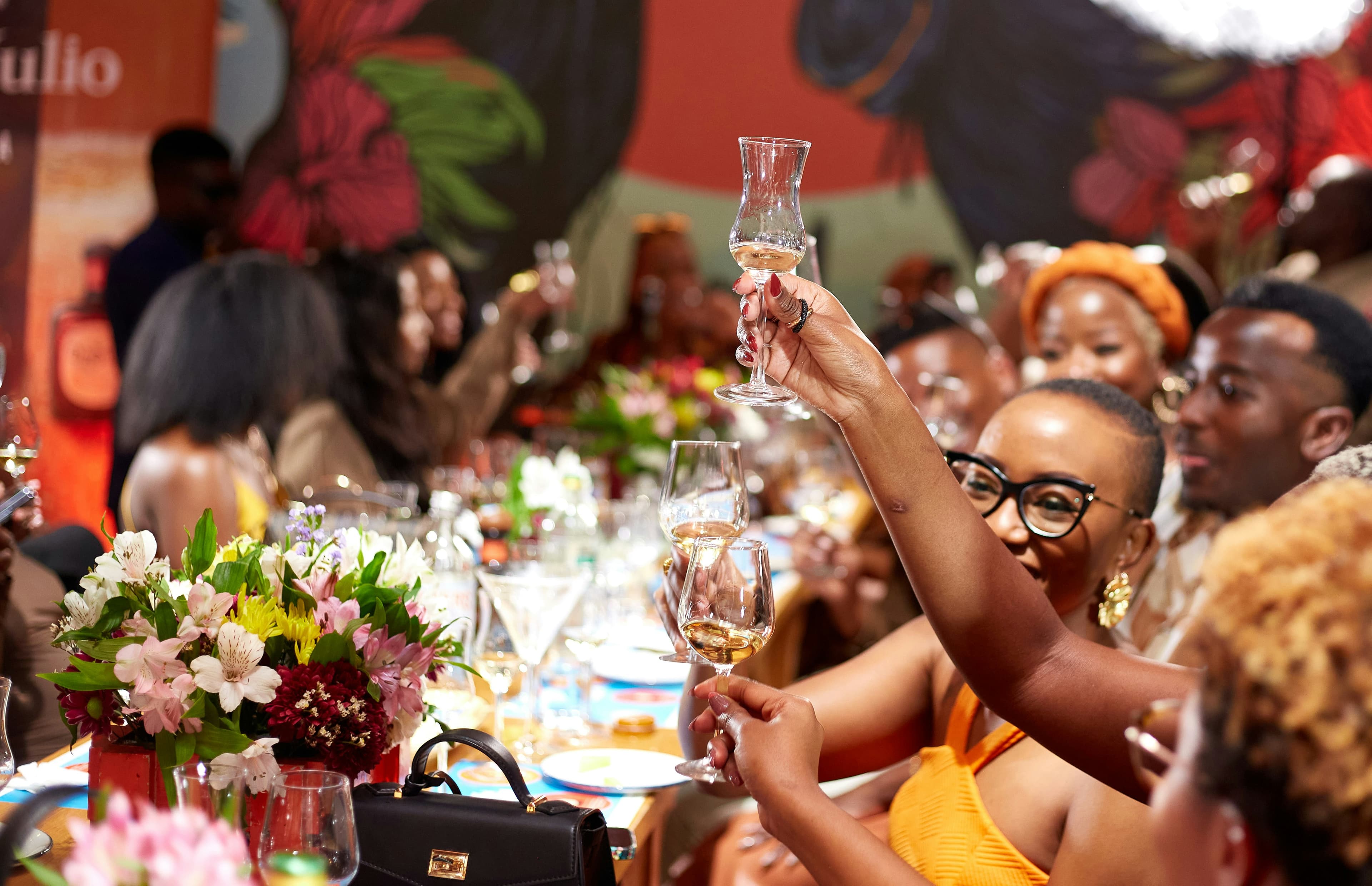People enjoying wine tasting